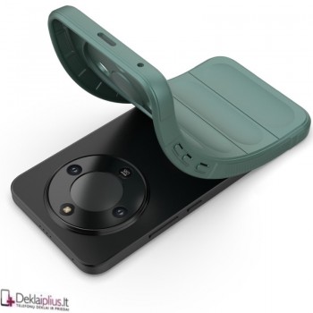 Magic Shield guminis dėklas - žalias (Huawei Honor Magic 8 Lite)